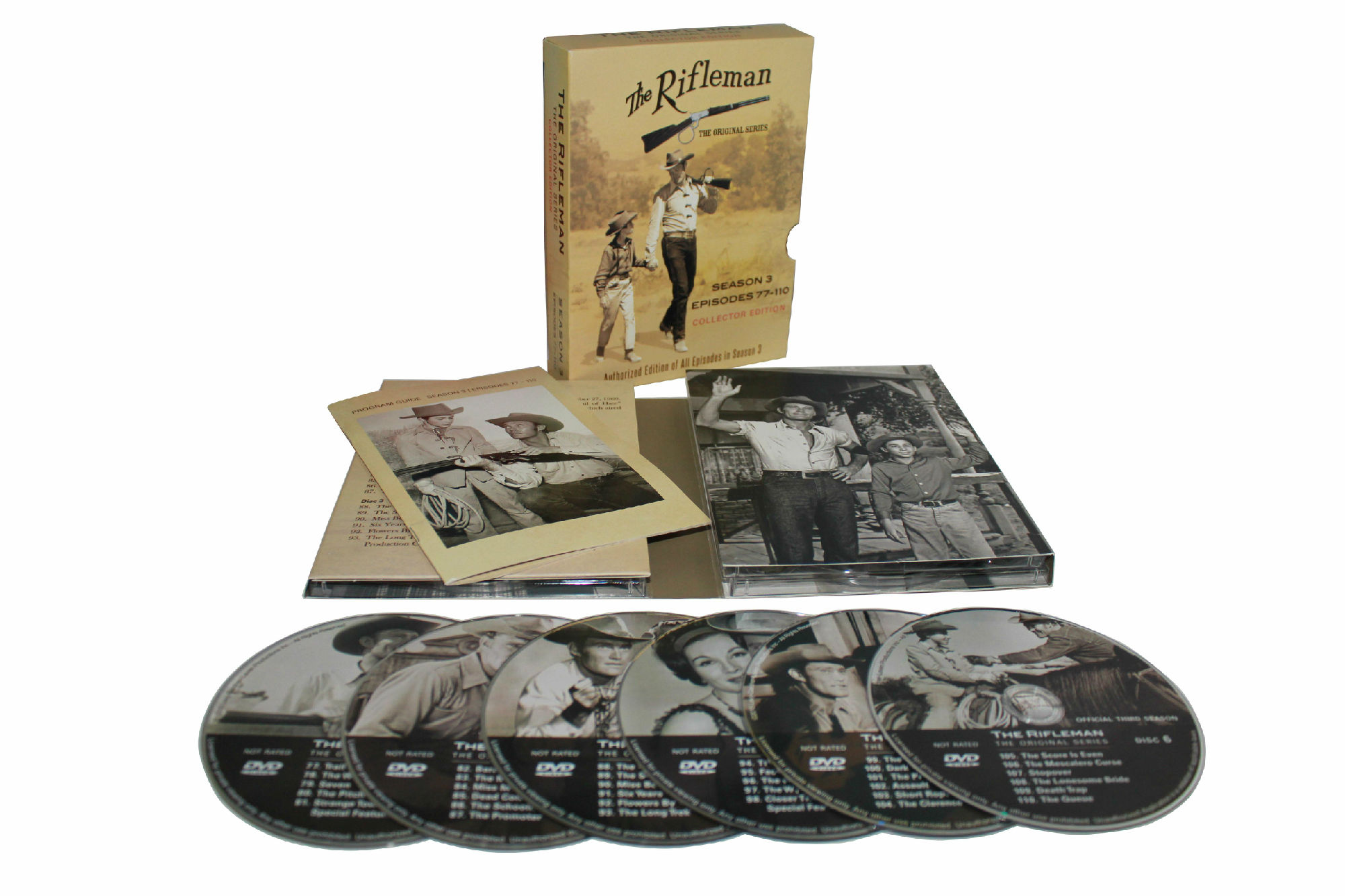 The Rifleman Official Season 3 (Episodes 77 - 110) DVD Box Set